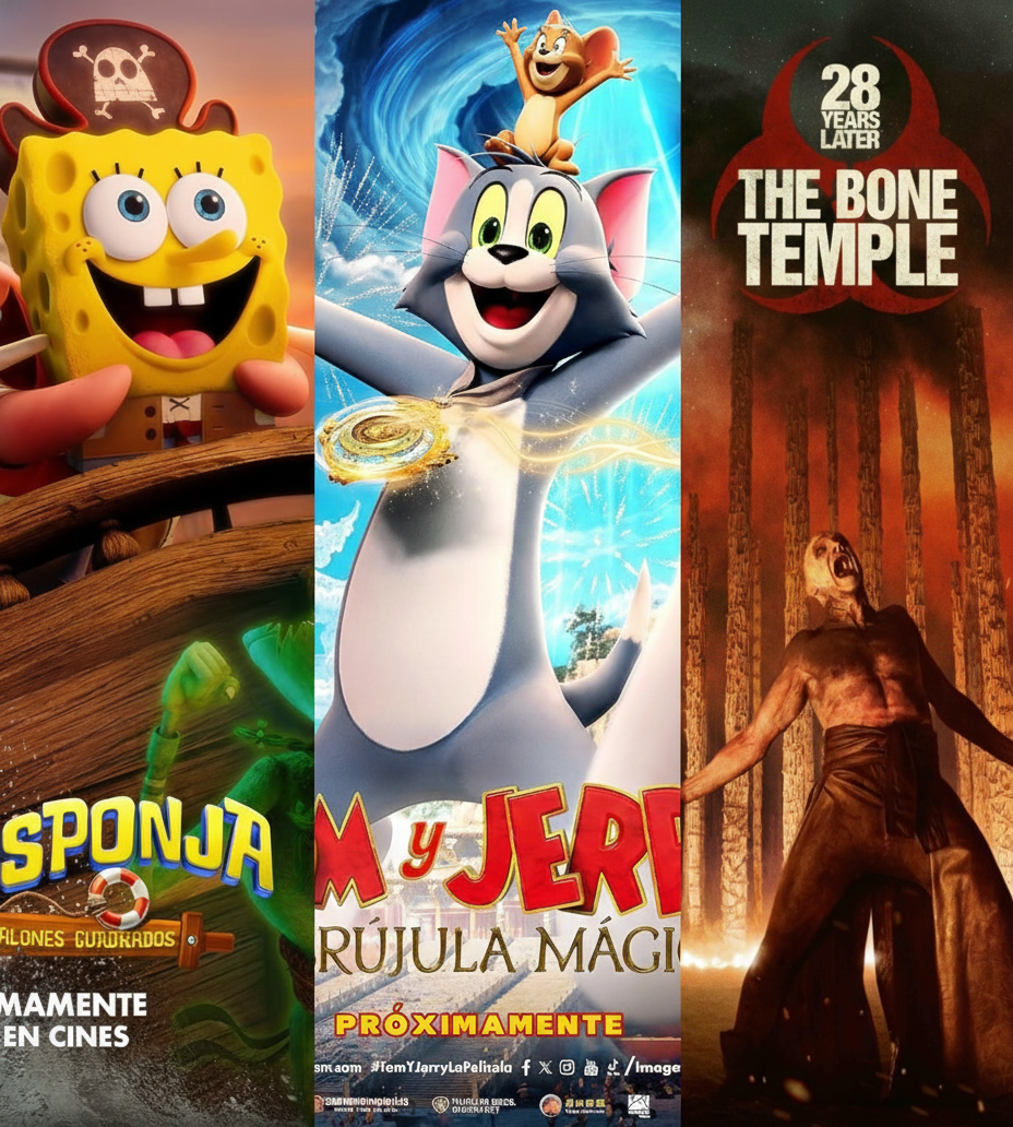Bob Esponja, Tom y Jerry, y terror del bueno: Así viene la cartelera del Cine Campana