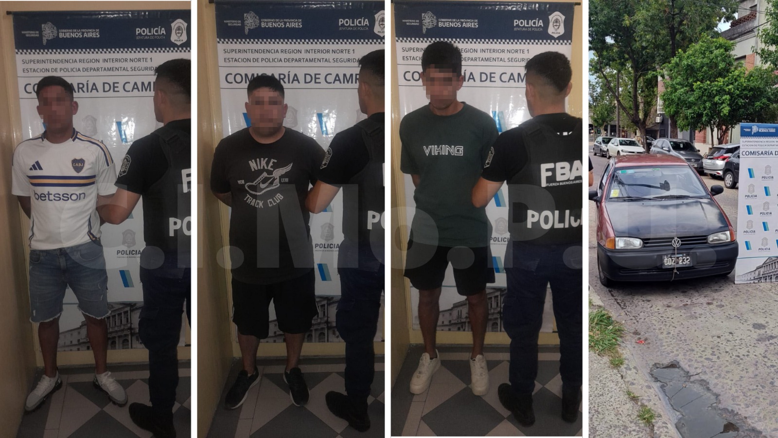 CIMoPU en acción: Así atraparon a la banda que circulaba en un coche robado en Vicente López