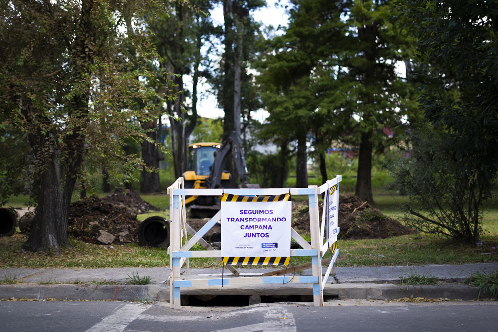 Trabajo conjunto entre el Municipio y Tenaris para mejorar el drenaje urbano