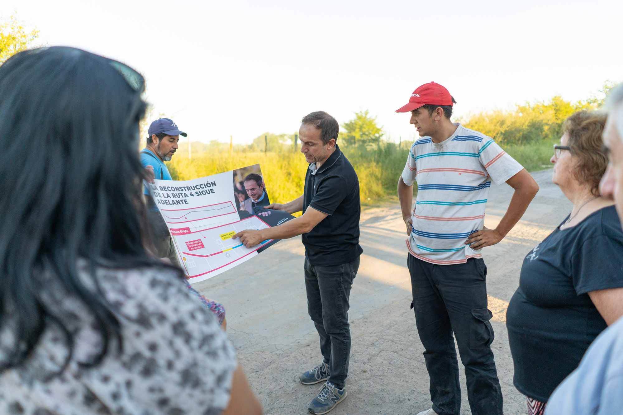 Obra de la ruta 4: el municipio gestionó 11 metros de ancho para mejorar la fluidez vehicular