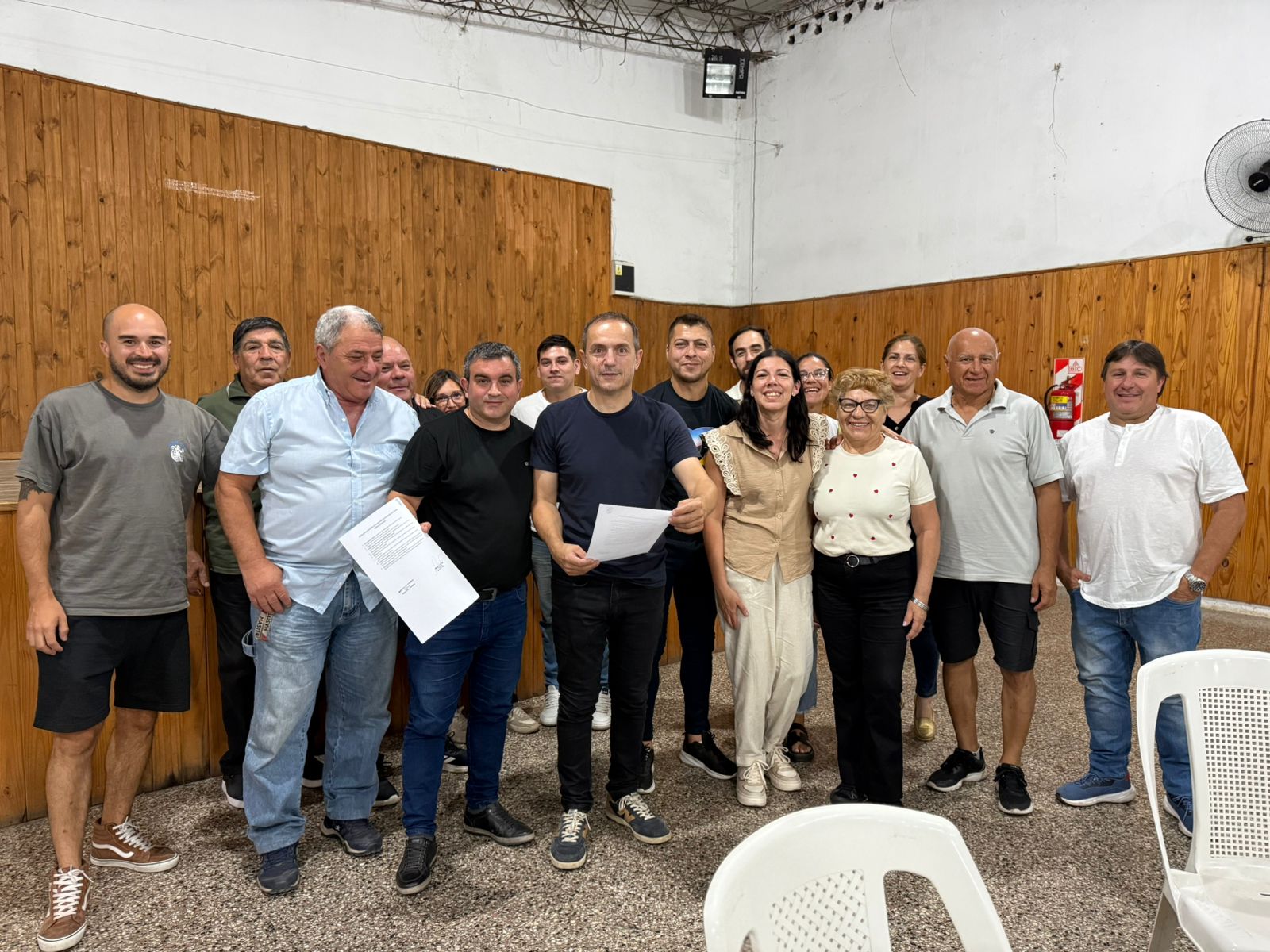 Nueva comisión de la sociedad de fomento Dallera-Romano se reunió con el Intendente