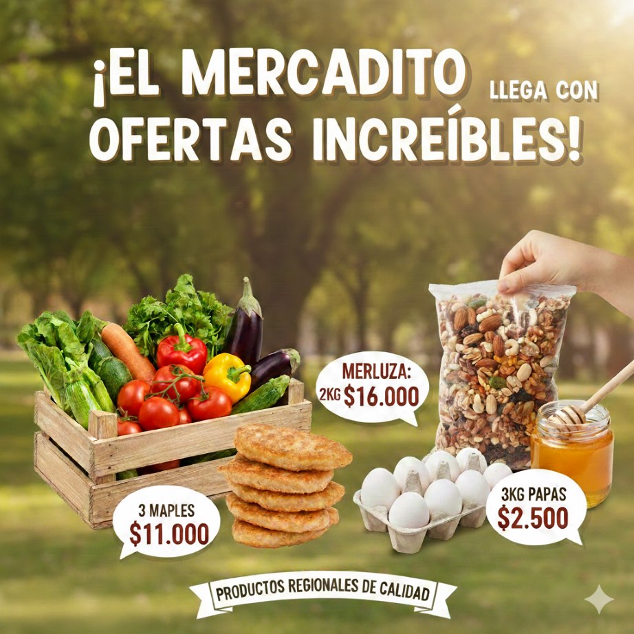 El Mercadito continúa su recorrido: conocé los días y horarios de esta semana