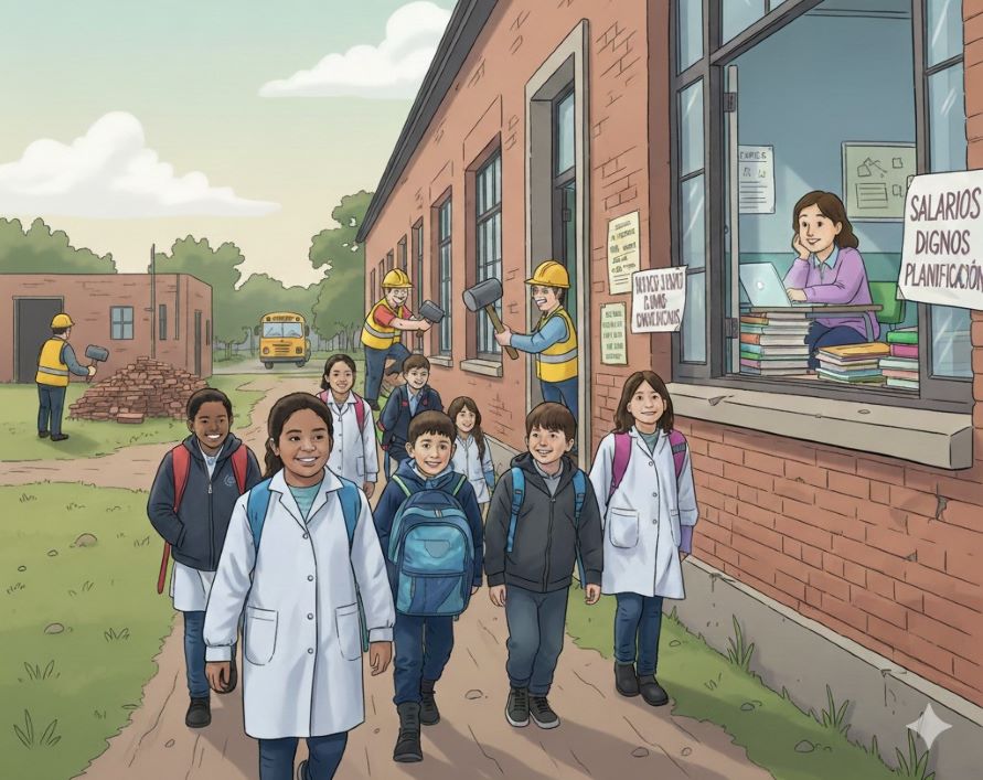 Otra vez marzo llega con mochilas nuevas y preguntas viejas