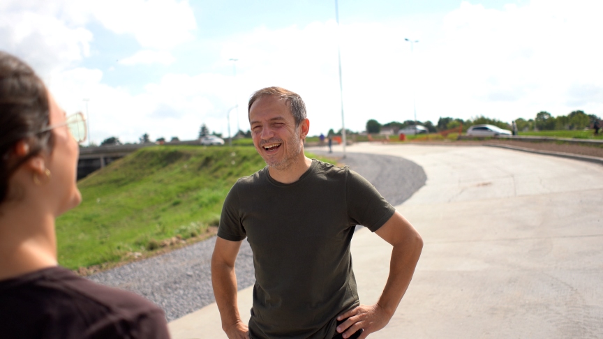 Abella confirmó que el rulo de Ruta 6 está a días de su inauguración oficial