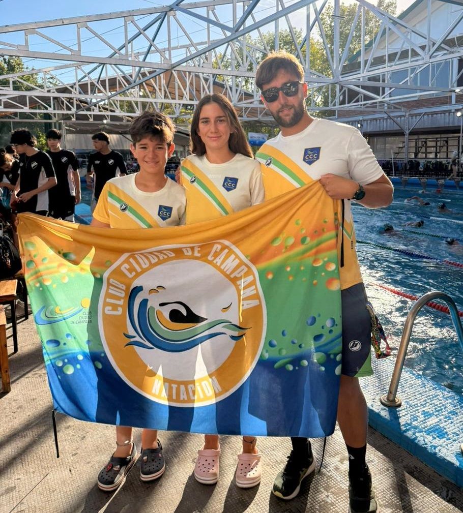Natación del CCC: Brillante desempeño de Gallegos, Ferreyra y los hermanos Jonás, clasifican a los próximos Campeonatos Nacionales