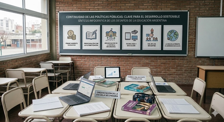 Educación argentina: debates abiertos y desafíos que atraviesan al sistema