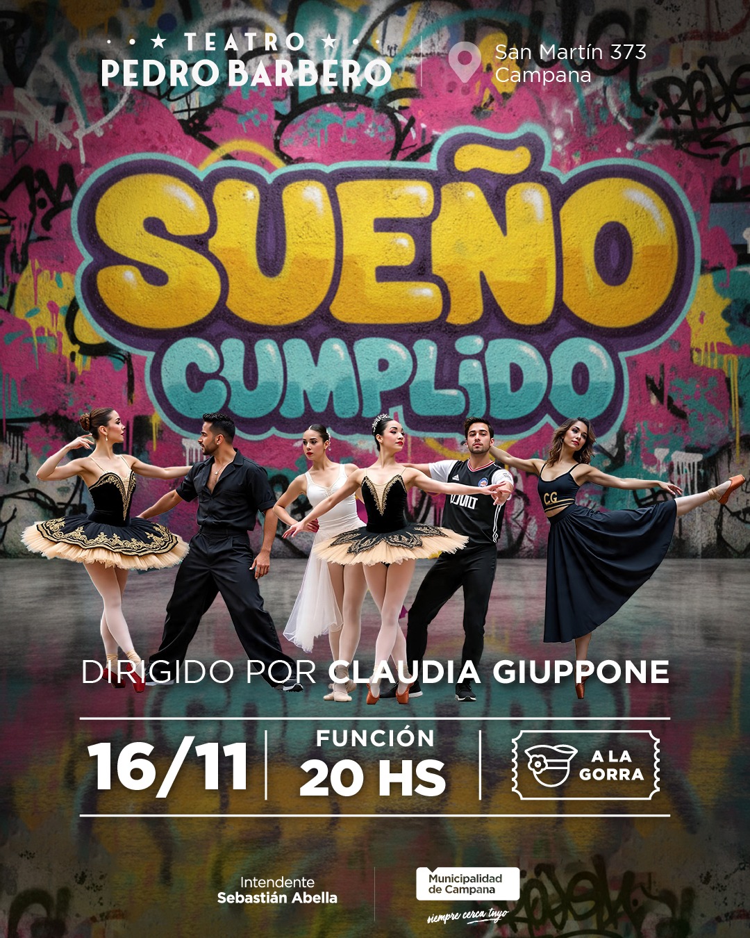Función de fin de año: El Ballet de Giuppone entrega entradas mañana en el Teatro Pedro Barbero