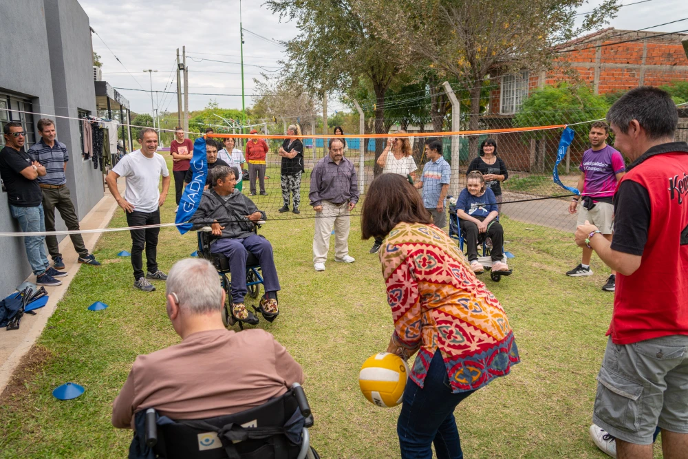 Con una jornada recreativa, el Hogar Municipal de Discapacidad celebró su tercer año
