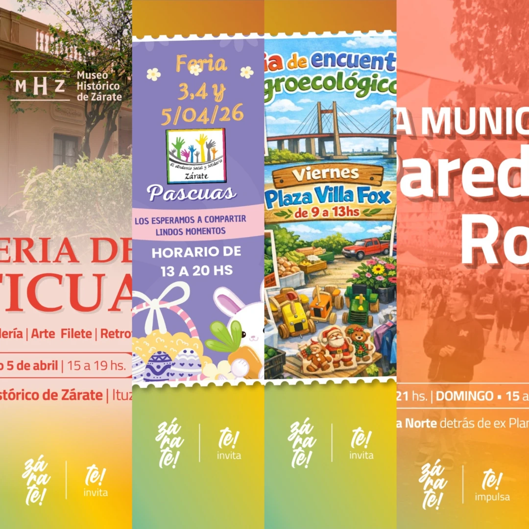 Ferias, antigüedades y más: los eventos para recorrer Zárate este finde