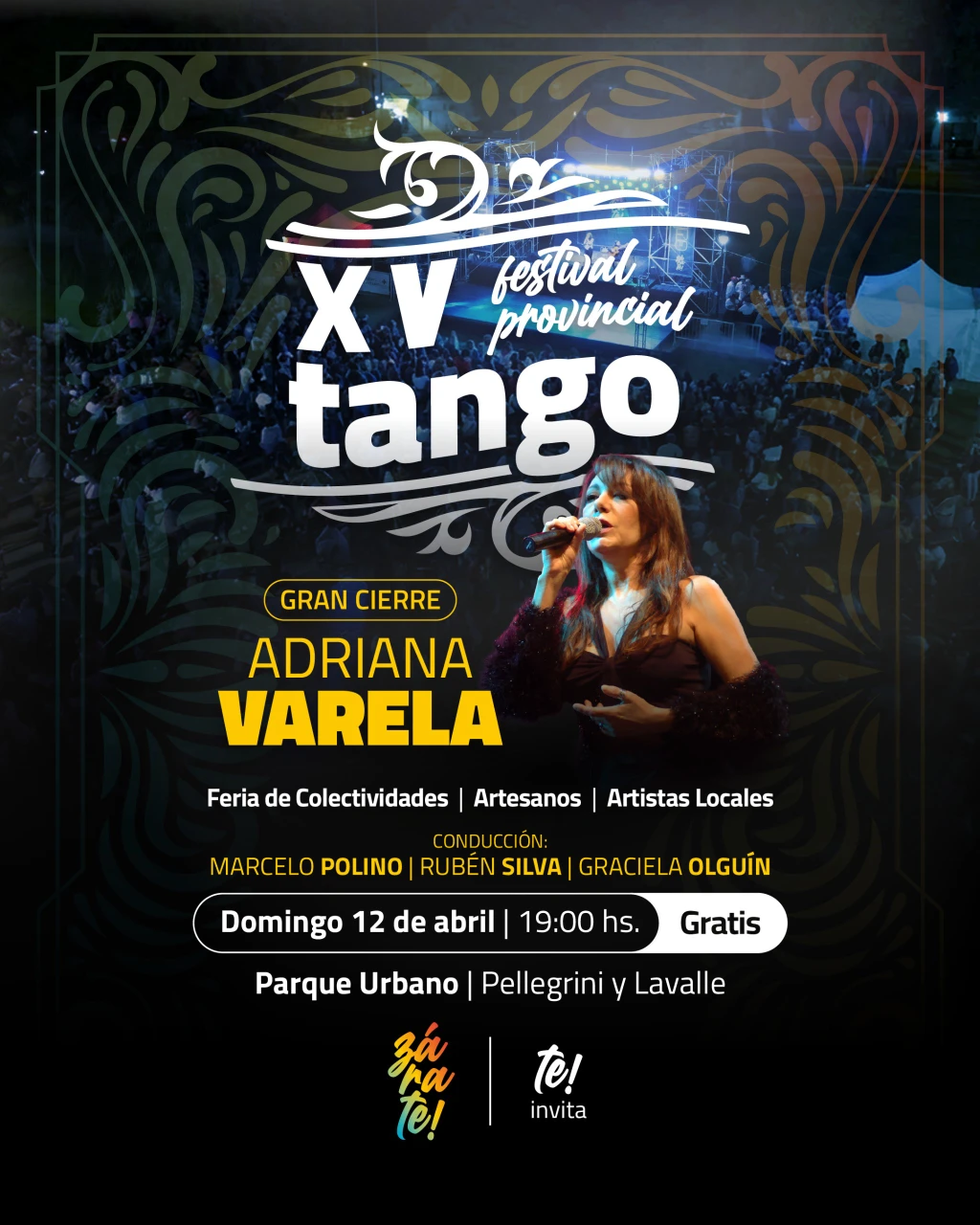 Festival Provincial de Tango en Zárate: fecha, horario y cronograma de artistas