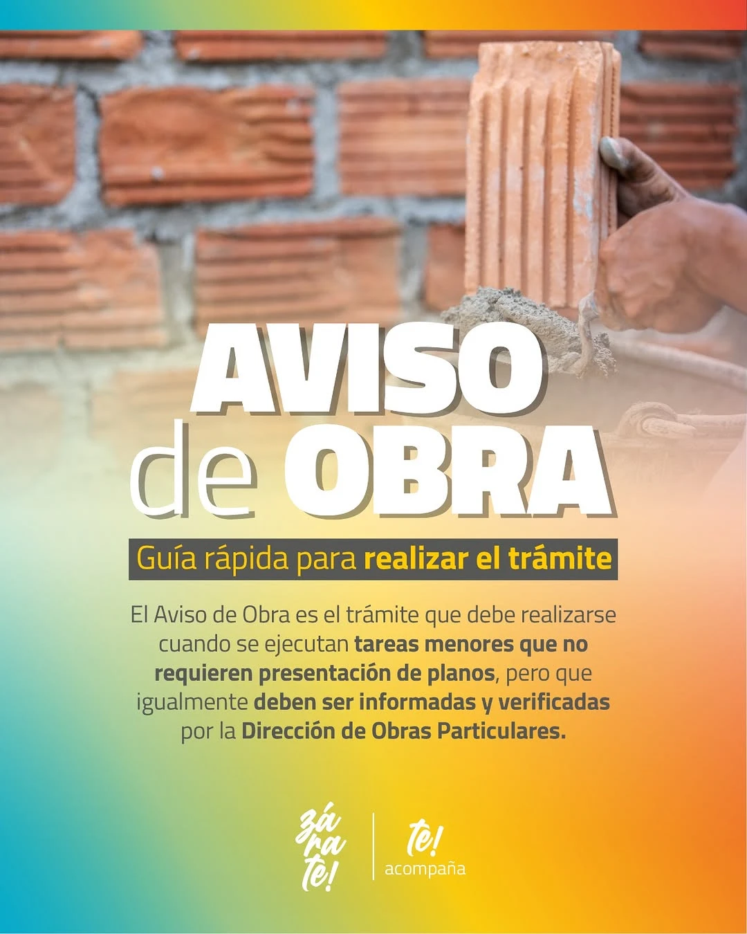 Guía para tramitar el Aviso de Obra en la Municipalidad de Zárate