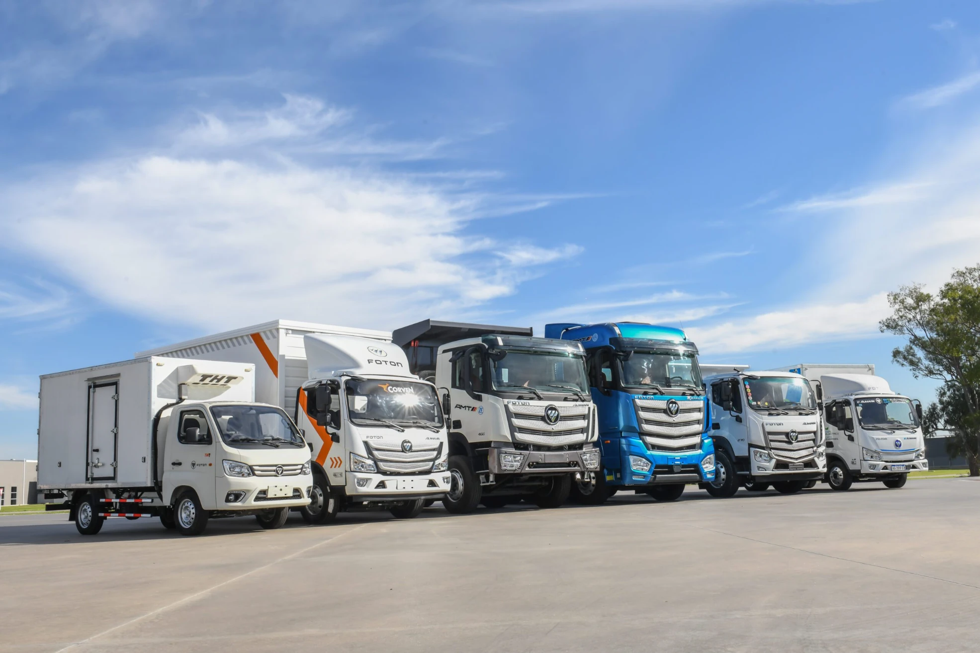 Abella confirmó que el Grupo Corven fabricará la línea Foton en el Parque Industrial Campana