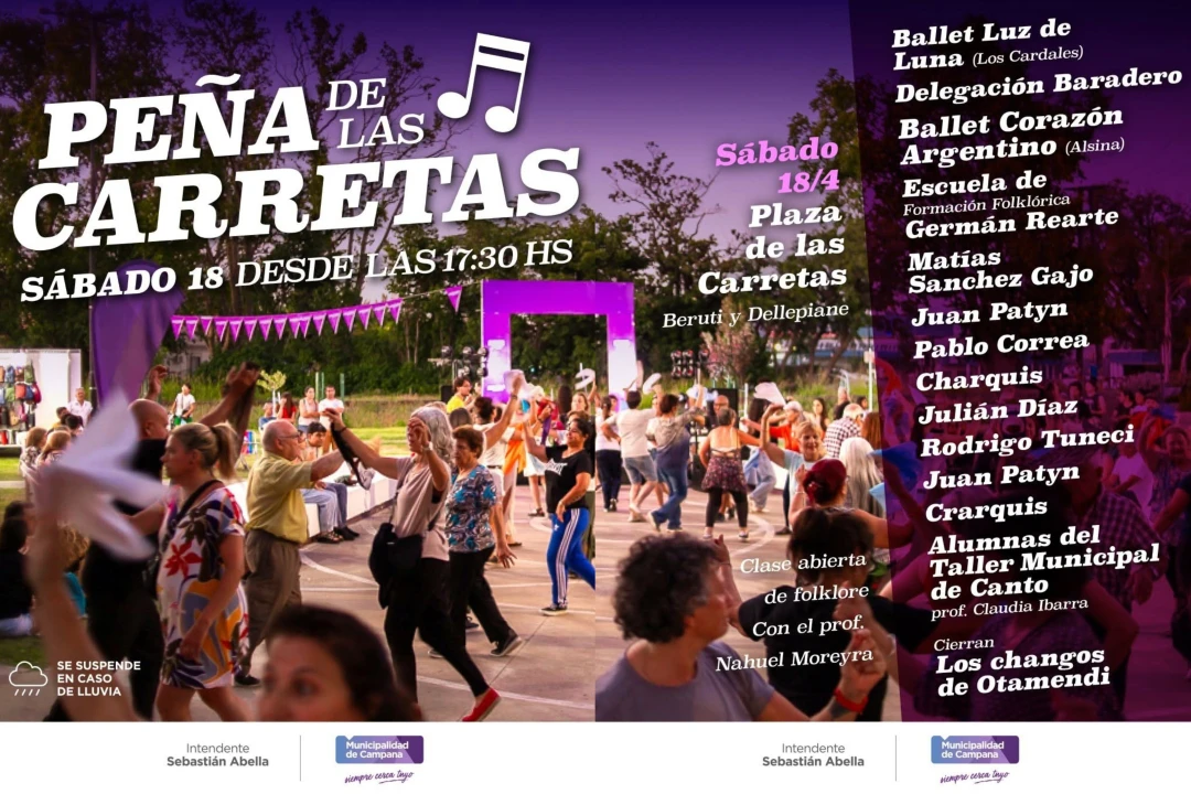 Vuelve la "Peña de las Carretas" a la Plaza de las Carretas de Campana