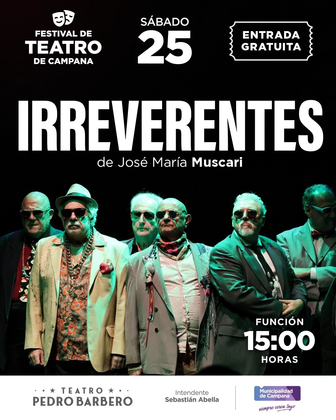 Muscari abre el Festival con “Irreverentes”: Retirá tu entrada
