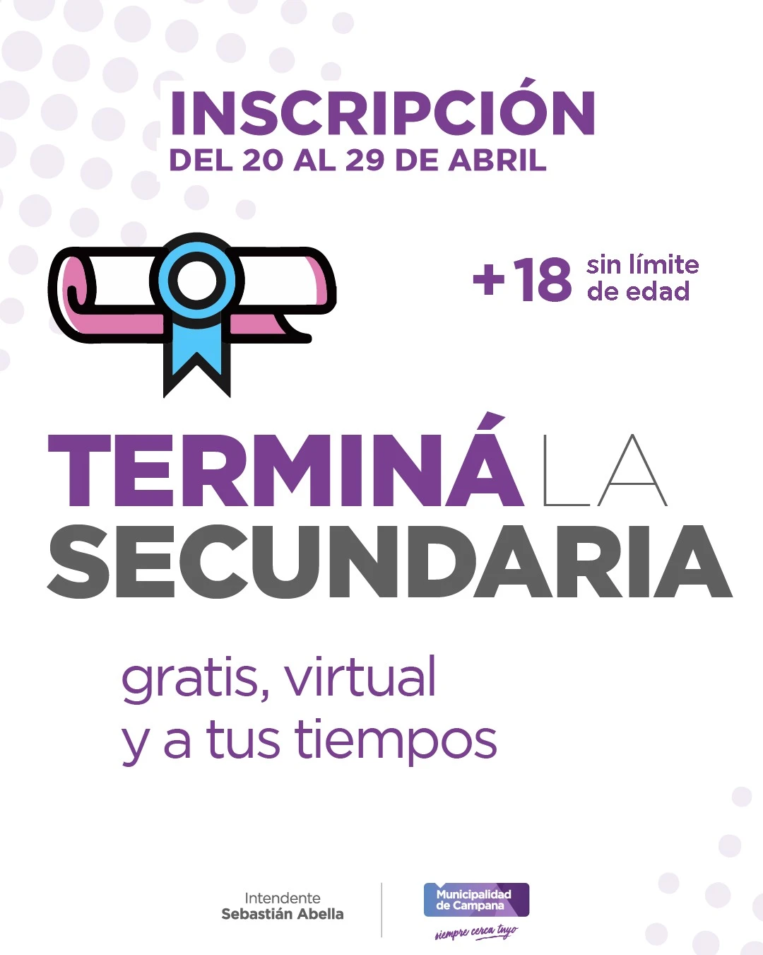Ya podés inscribirte a Terminá la Secundaria: finalizá tus estudios desde casa y gratis