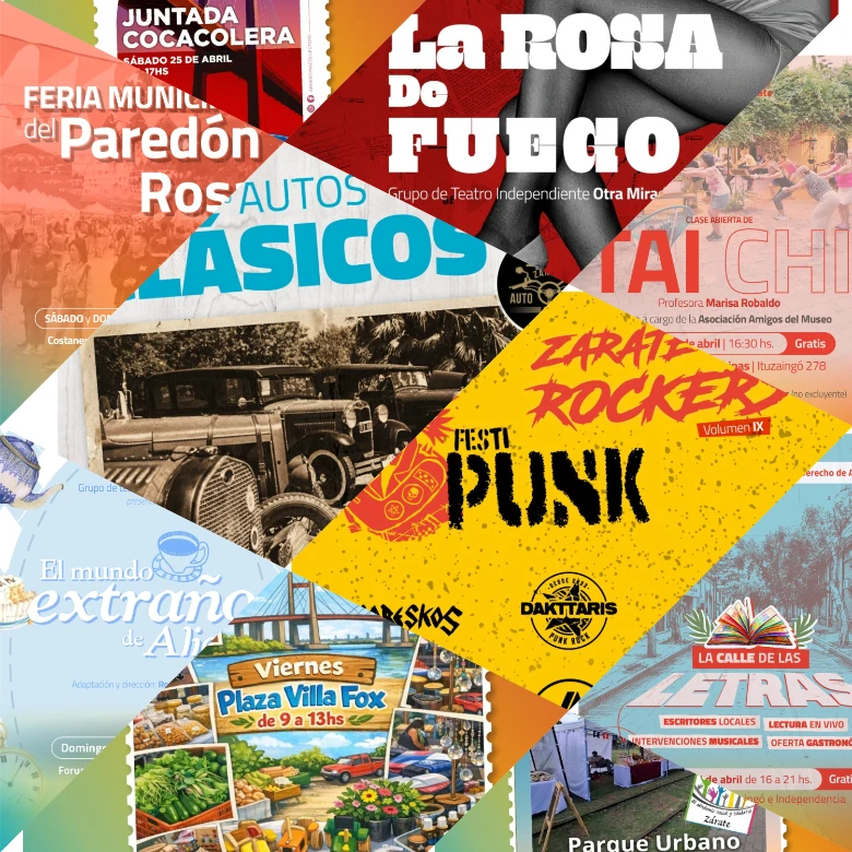 Fin de semana en Zárate: conocé el cronograma de shows, ferias y encuentros al aire libre