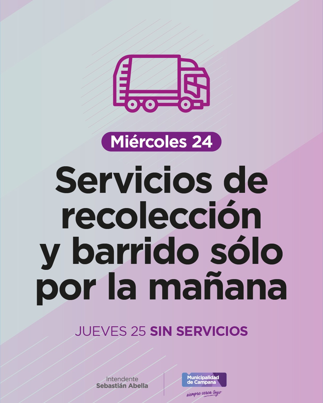 No saques la basura el jueves: así funcionará el servicio durante esta Navidad