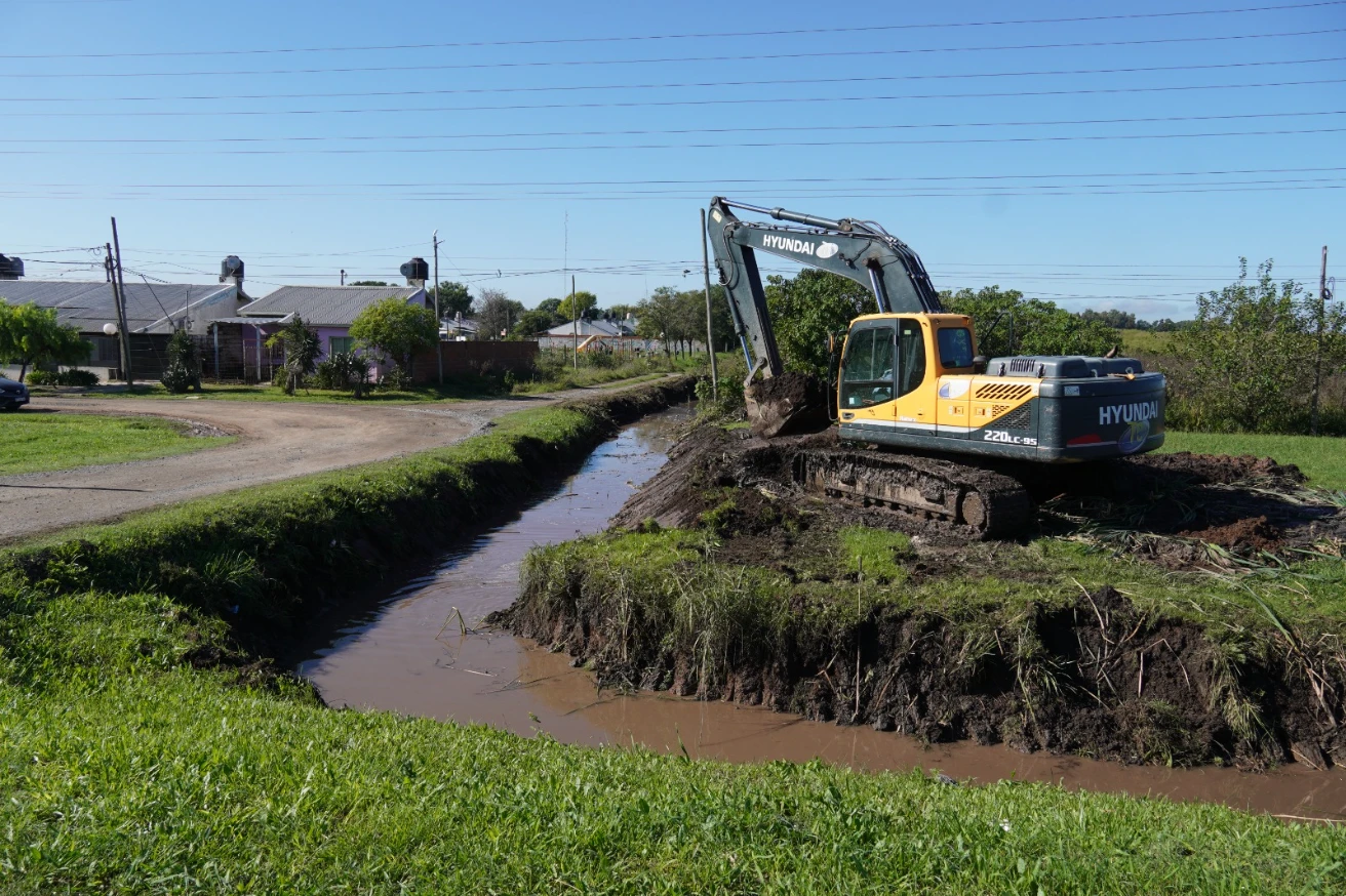 Megaoperativo hidráulico en Zárate para terminar con los anegamientos en los barrios