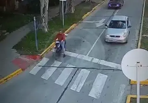 Fuga y persecución en Zárate: Chocó, escapó y fue localizado por las cámaras del COZ