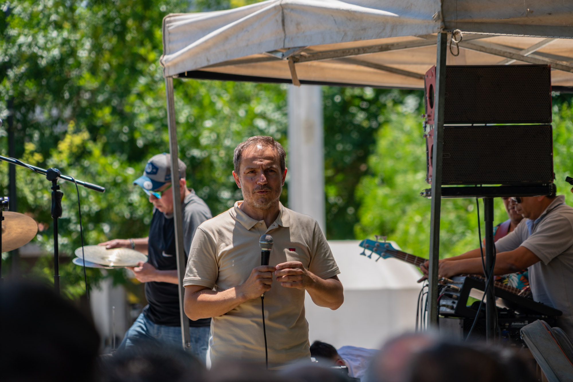 Abella celebró el fin de año junto a los municipales: 