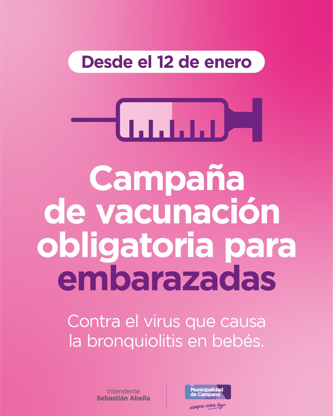 Embarazadas: todo lo que hay que saber sobre la vacunación contra el VSR que inicia el 12 de enero